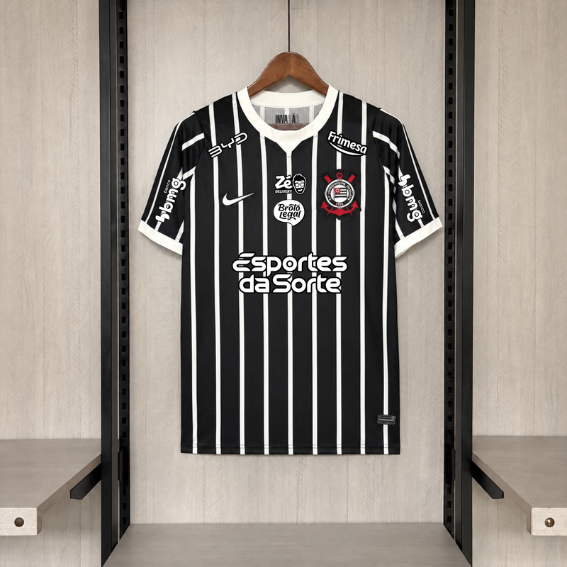 Camisa Corinthians Away - Patrocinadores 2026/27 - Torcedor Masculina