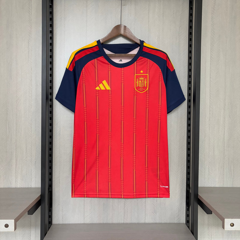 Camisa Espanha Home - Copa do Mundo 2026 - Torcedor Masculina
