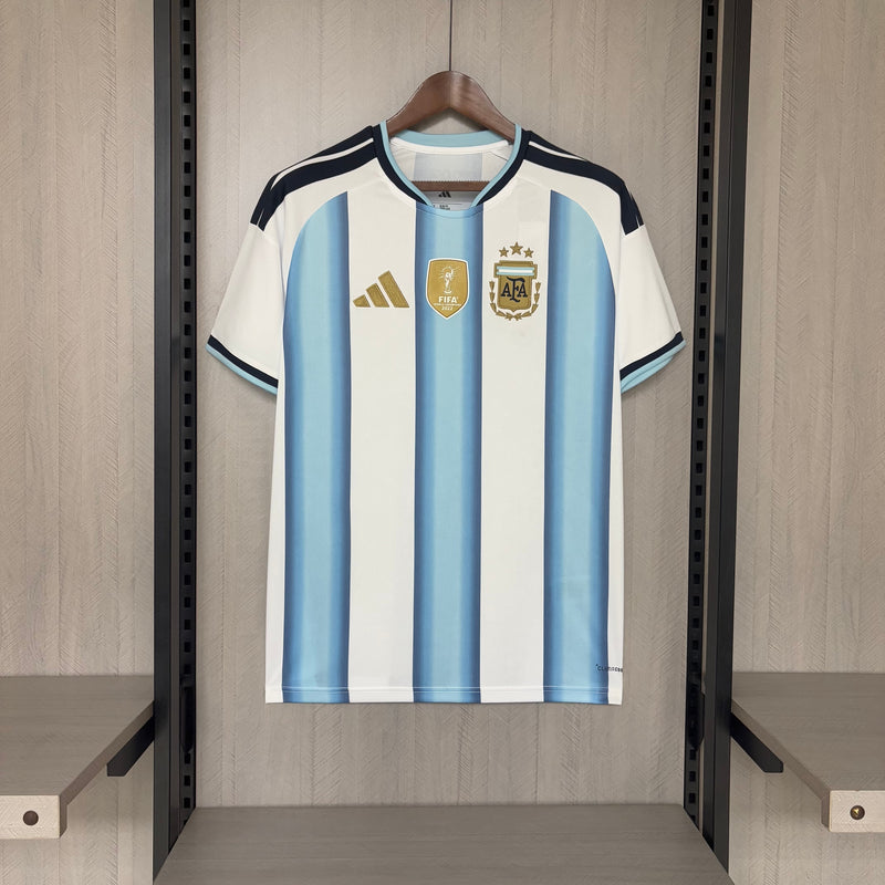 Camisa Argentina Home - Copa do Mundo 2026 - Torcedor Masculina