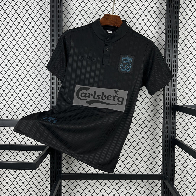 Camisa Liverpool Black Edition 1995/96 - Torcedor Masculina