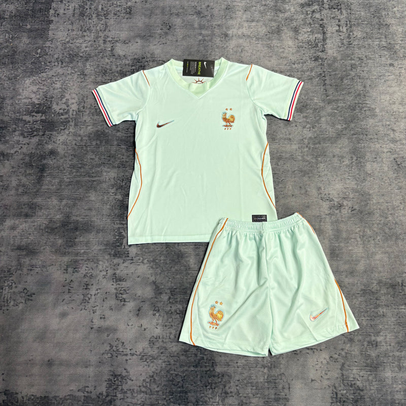 Kit Infantil França Away - Copa do Mundo 2026