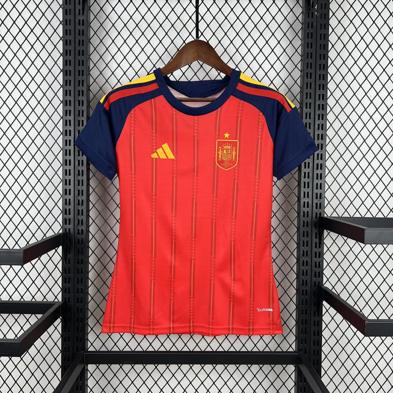 Camisa Espanha Home - Copa do Mundo 2026 - Torcedor Feminina