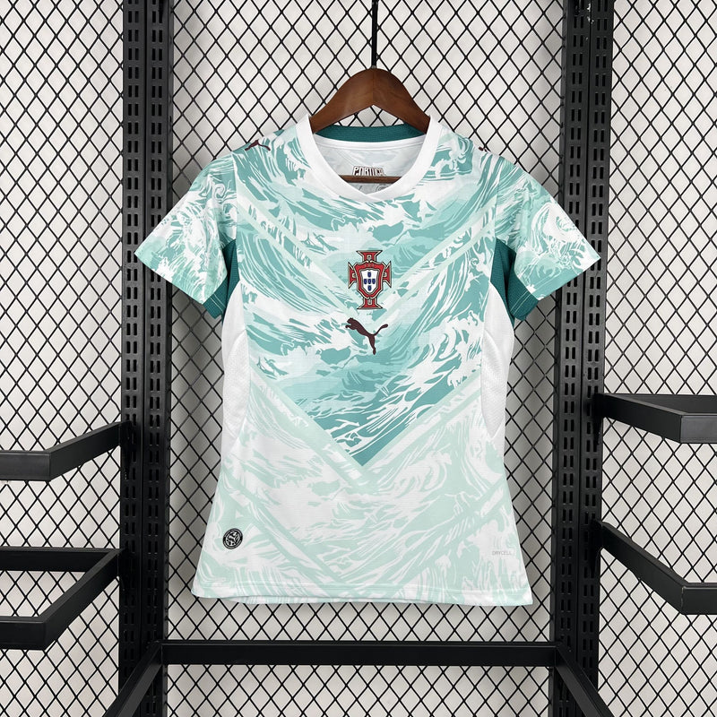 Camisa Portugal Away - Copa do Mundo 2026 - Torcedor Feminina