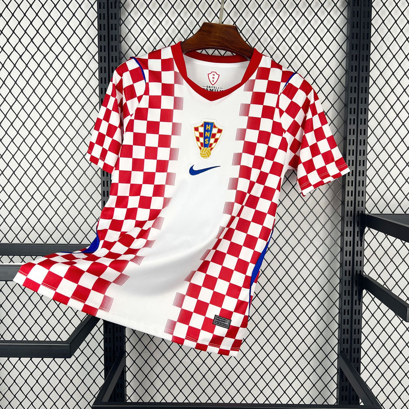 Camisa Croácia Home - Copa do Mundo 2026 - Torcedor Masculina