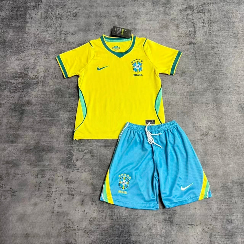 Kit Infantil Brasil Home - Copa do Mundo 2026