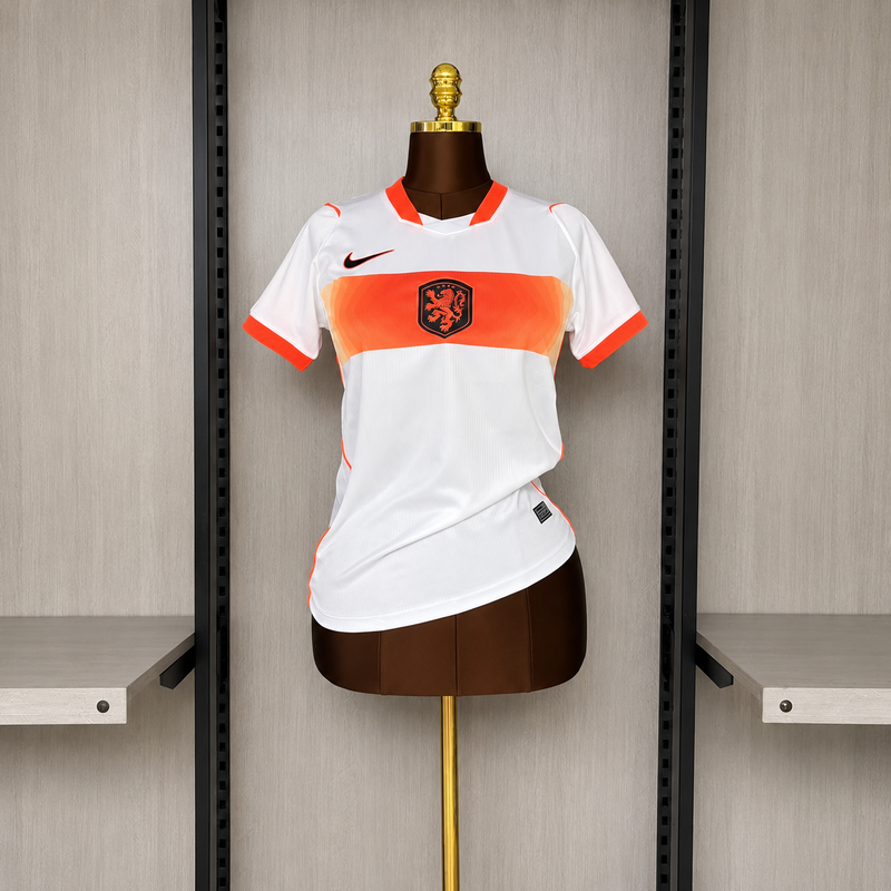 Camisa Holanda Away - Copa do Mundo 2026 - Torcedor Feminina