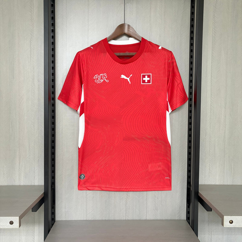 Camisa Suíça Home - Copa do Mundo 2026 - Torcedor Masculina
